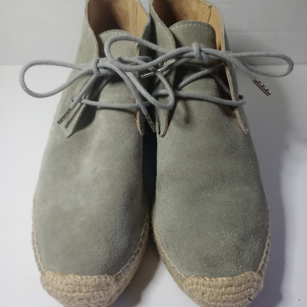 Rag & Bone women suede espadrilles wedges size 5 - Picture 2 of 6